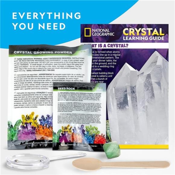 Jumbo Crystal Growing Kit - Grow Your Own Giant Glow in The Dark Crystal - Picture 5 of 6